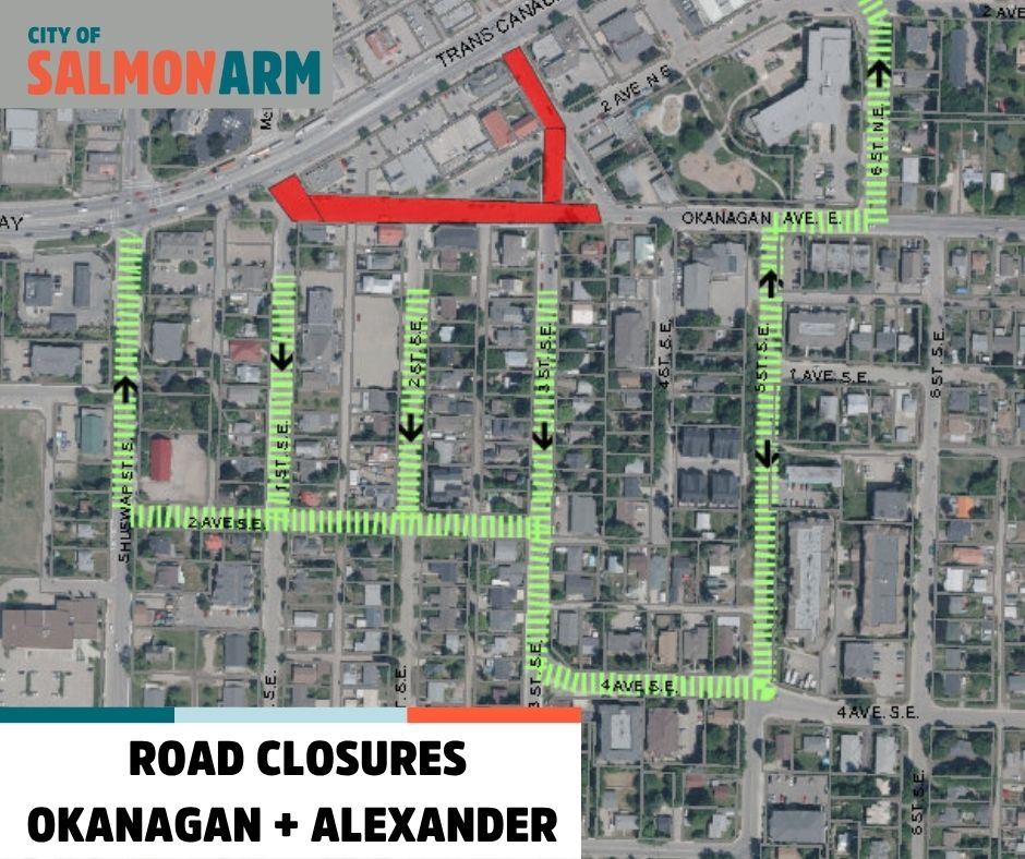 2025 Road Closures OK and Alex